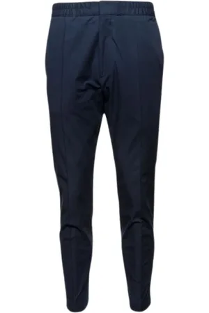 HUGO BOSS Spodnie, Mężczyzna, Niebieski, L, Bawełna, Spodniey