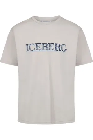 Iceberg Koszulki, Mężczyzna, Szary, M, Jasnoszary T-Shirt