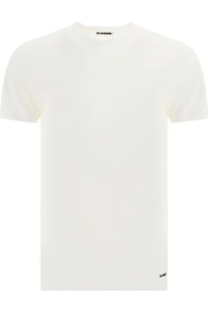Jil Sander Koszulki, Mężczyzna, Biały, L, Bawełna, Biały T-shirt