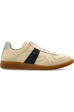 Maison Margiela Buty, Kobieta, Beżowy, 36 EU, Skóra, Sneakersy Replica