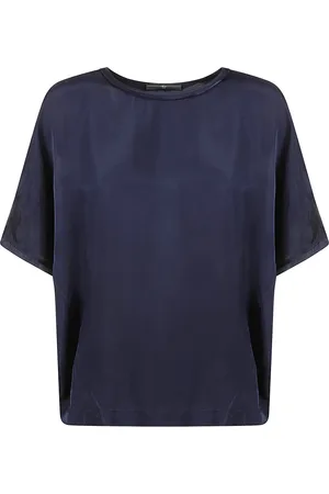 High Bluzki, Kobieta, Niebieski, XS, T-shirty i Pola Niebieskie
