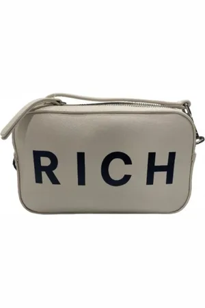 John Richmond Torebki, Kobieta, Biały, ONE SIZE, Skóra, Torba na aparat