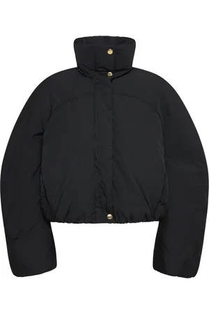 Jacquemus Kurtki, Kobieta, Czarny, M, Bawełna, Krótka Kurtka Puchowa La Doudoune Courte Caraco