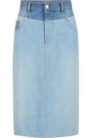 Iceberg Spódnice, Kobieta, Niebieski, W26, Bawełna, Spódnica dżinsowa Indigo