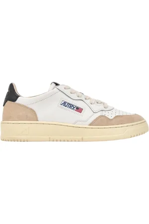 Autry Buty, Mężczyzna, Biały, 41 EU, Białe Sneakersy z Szczegółami