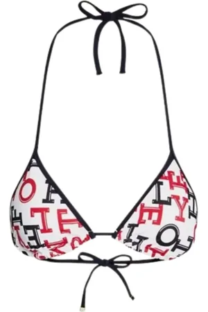 Tommy Hilfiger Stroje kąpielowe, Kobieta, Wielobarwność, S, Nylon, Triangle Rp Print