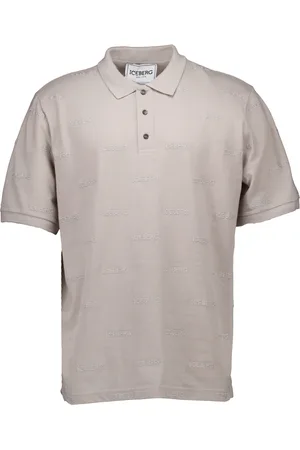 Iceberg Koszulki, Mężczyzna, Szary, XL, Bawełna, Jasnoszara koszulka polo
