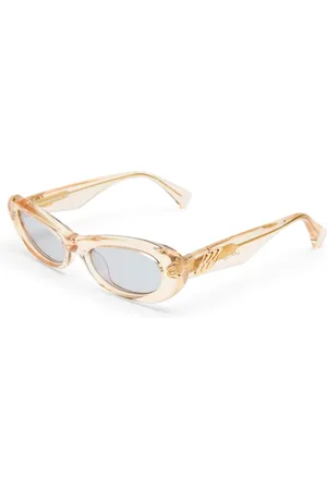 Le Specs Akcesoria, Kobieta, Beżowy, M, Okrągłe Okulary 