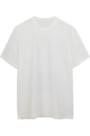 Y-3 Koszulki, Mężczyzna, Biały, 2XL, Bawełna, Casualowa koszulka bawełniana