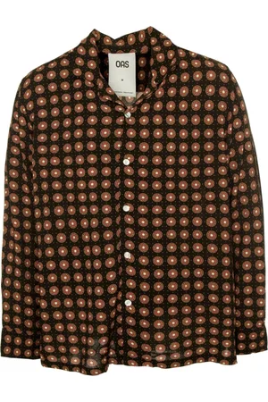 Oas Koszule, Mężczyzna, Wielobarwność, M, Koszula z wiskozą w stylu vintage