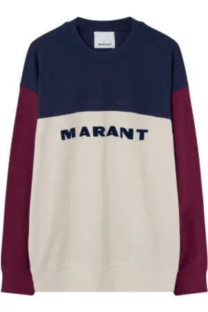 Isabel Marant Bluzy, Mężczyzna, Wielobarwność, L, Bawełna, Kolorowa Bluza z Logo