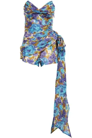 ZIMMERMANN Kombinezony, Kobieta, Wielobarwność, S, Bawełna, Kombinezon High Tide Wrap