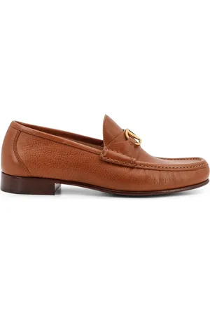 VALENTINO GARAVANI Buty, Mężczyzna, brązowy, 42 1/2 EU, Skóra, Kultowe skórzane mokasyny Vlogo