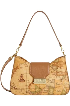 ALVIERO MARTINI 1A CLASSE Torebki, Kobieta, brązowy, ONE SIZE, Brązowa torba na ramię w stylu Geo Classic