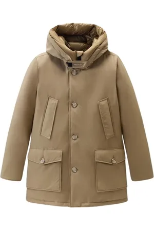 Woolrich Płaszcze, Mężczyzna, Beżowy, M, Bawełna, Płaszcz Arctic Parka