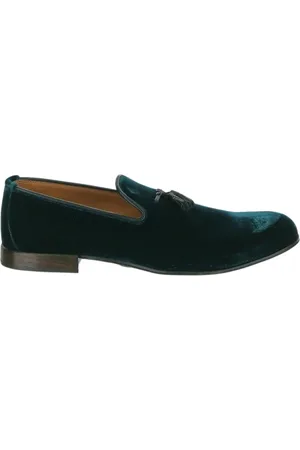 Tom Ford Buty, Mężczyzna, Zielony, 42 EU, Skóra, Szmaragdowe mokasyny