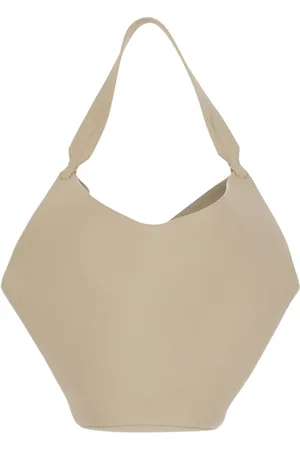 Khaite Torebki, Kobieta, Beżowy, ONE SIZE, Skóra, Torebka z zapięciem typu żabka