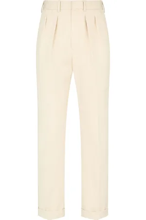 Tom Ford Spodnie, Mężczyzna, Beżowy, W32, Bawełna, Spodnie Chino Bone
