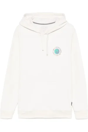 Patagonia Bluzy, Mężczyzna, Biały, S, Bawełna, Bluza z kapturem Unity Fitz Uprisal Logo