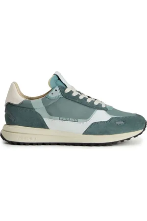 Woolrich Buty, Mężczyzna, Zielony, 40 EU, Zielone Sneakersy Wiązane Wyściełany Kostka