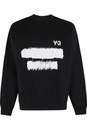 Y-3 Bluzy, Mężczyzna, Czarny, M, Bawełna, Koszulka GFX Crew Graphic Tee