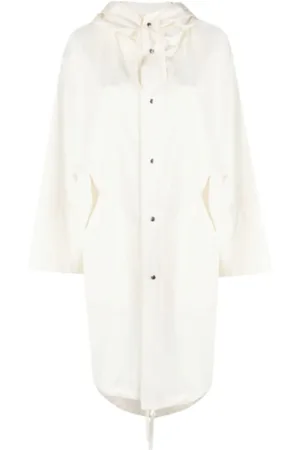 Jil Sander Płaszcze, Kobieta, Beżowy, M, Bawełna, Logo Parka