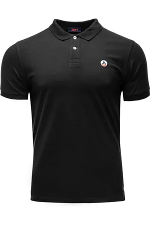 Jott Koszulki, Mężczyzna, Czarny, S, Bawełna, Koszulka Polo Marbella