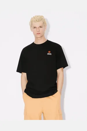 Kenzo Koszulki, Mężczyzna, Czarny, L, Klasyczna koszulka T-Shirt z haftem