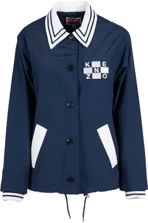 Kenzo Kurtki, Kobieta, Niebieski, S, Nylon, Sailor Coach Jacket
