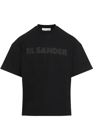 Jil Sander Koszulki, Mężczyzna, Czarny, S, Bawełna, Czarny T-Shirt