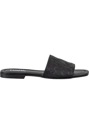 Karl Lagerfeld Buty, Kobieta, Czarny, 36 EU, Skóra, Klapki