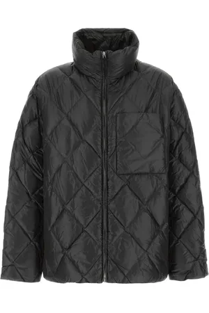 Jil Sander Kurtki, Mężczyzna, Czarny, L, Nylon, Stylowa czarna nylonowa kurtka puchowa