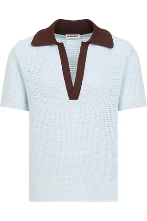 Jil Sander Koszulki, Mężczyzna, Niebieski, L, Bawełna, T-Shirt