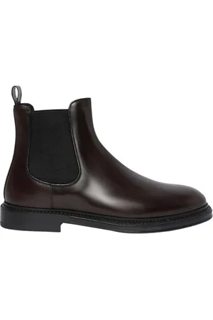 Kiton Buty, Mężczyzna, brązowy, 43 EU, Skóra, Botki Chelsea