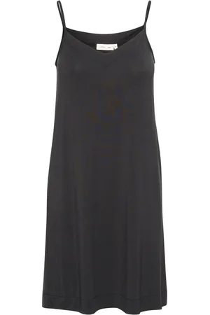 INWEAR Sukienki, Kobieta, Czarny, M, Sukienka na Ramiączkach Base Liliw