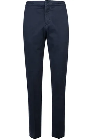 Kiton Spodnie, Mężczyzna, Niebieski, W31, Bawełna, Casualowe Spodniey