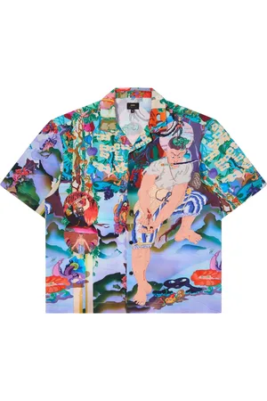 Edwin Koszule, Mężczyzna, Wielobarwność, L, Short Sleeve Shirts