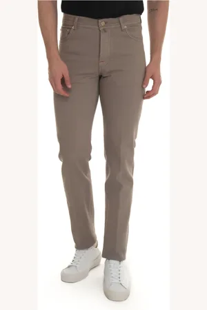 Kiton Jeansy, Mężczyzna, Beżowy, W32, Stylowe dżinsy slim-fit