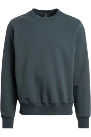 Parajumpers Bluzy, Mężczyzna, Zielony, L, Bawełna, Bawełniana bluza Dark Avio