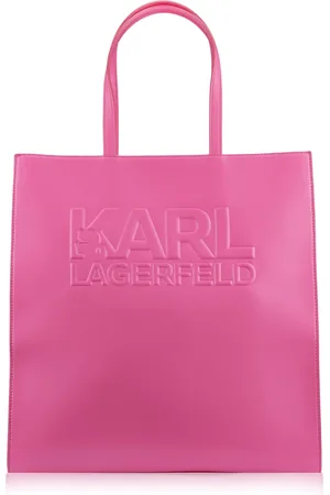 Karl Lagerfeld Torebki, Kobieta, Różowy, ONE SIZE, Skóra, Torebka z zamkiem błyskawicznym