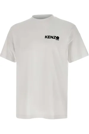 Kenzo Koszulki, Mężczyzna, Biały, L, Bawełna, Koszulka Boke Flower 2.0