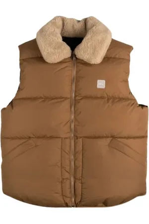 A.P.C. Kurtki, Mężczyzna, brązowy, L, Wełna, Kurtka Teddy