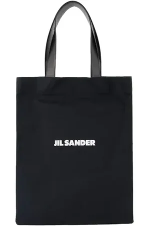 Jil Sander Torebki, Kobieta, Czarny, ONE SIZE, Bawełna, Torba Shopper Book Tote