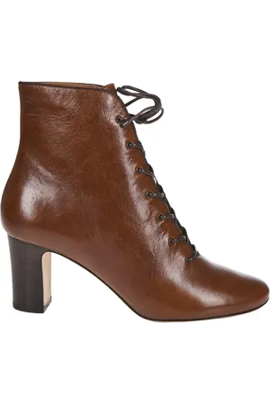 Tory Burch Buty, Kobieta, brązowy, 40 EU, Skóra, Marrone Botki