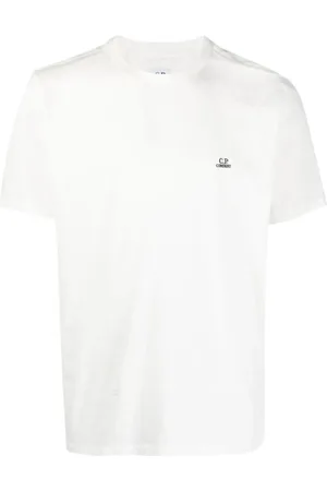 C.P. Company Koszulki, Mężczyzna, Biały, XL, Bawełna, T-Shirt 103