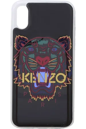 Kenzo Akcesoria, Mężczyzna, Czarny, ONE SIZE, Tiger Cover