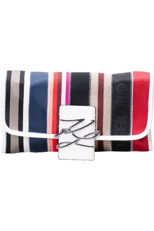 Karl Lagerfeld Torebki, Kobieta, Wielobarwność, ONE SIZE, Bawełna, K/Webbing Small Baguette
