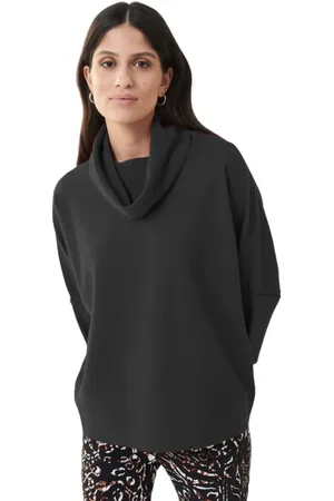 Joseph Ribkoff Bluzy, Kobieta, Czarny, M, Bawełna, Bluza treningowa