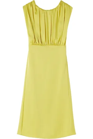 Jil Sander Sukienki, Kobieta, Zielony, S, Elegancka Czarna Sukienka Midi