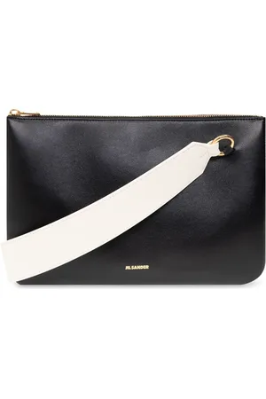 Jil Sander Torebki, Kobieta, Czarny, ONE SIZE, Skóra, Link Shoulder Bag